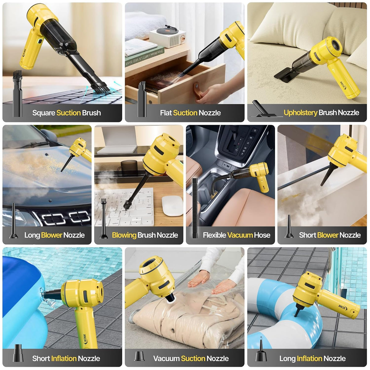 PowerClean Pro: Cordless Multi-Surface Vacuum & Blower