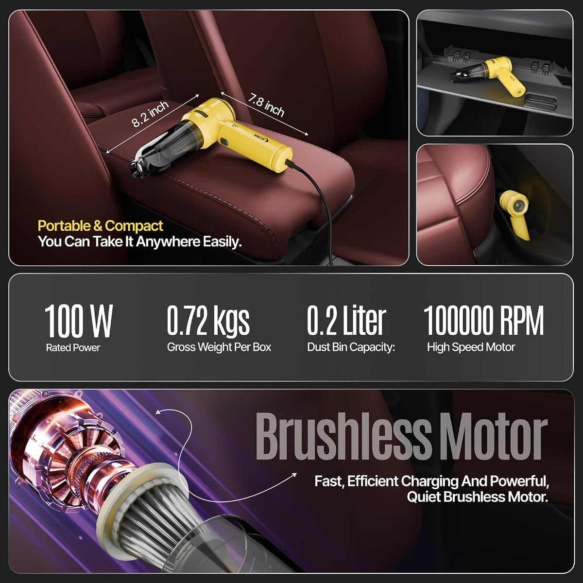 PowerClean Pro: Cordless Multi-Surface Vacuum & Blower